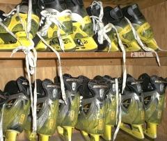 yellow skates